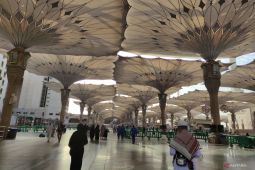 Sebanyak 109 kloter jamaah gelombang kedua sudah diberangkatkan ke Madinah