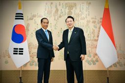 Presiden Jokowi bertemu Presiden Korsel Yoon di Seoul