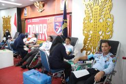 Gelar donor darah, Kemenkumham Aceh kumpulkan 53 kantong