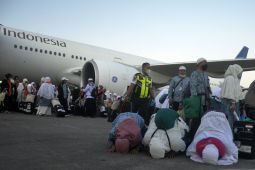 Kepulangan jamaah haji gelombang pertama dari Jeddah berakhir Sabtu