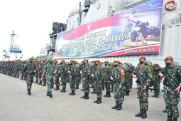 Pasukan penembak meriam dari Siliwangi jaga perbatasan