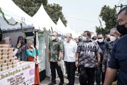 Senyum sumringah Rano-Zaki hadiri festival kampung cengkok