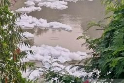 Dinas Lingkungan Hidup Bogor periksa air Sungai Cileungsi