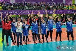APG 2022: Voli duduk putri rebut emas setelah kalahkan Thailand