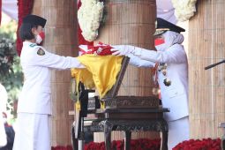 Kuota peserta upacara HUT ke-77 RI di Gedung Negara Grahadi sudah terpenuhi