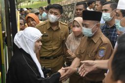 Bupati Merangin sambut kedatangan jamaah haji