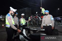 Polres Sukabumi Kota menyita sejumlah kendaraan balap liar
