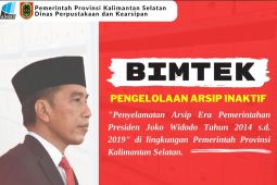 Dispersip Kalsel: Semua arsip 2014-2019 harus diselamatkan