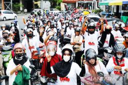Anak muda Kaltim gelar safety riding dukung Ganjar Pranowo Presiden 2024