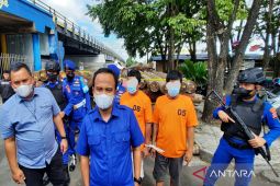 Ditpolairud Polda Kalsel sita kayu ilegal hasil perambahan hutan