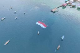 Berbagai aksi sosial meriahkan HUT Ke-77 RI di batas negeri Kalbar