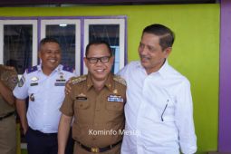 Pj Bupati Mesuji dampingi Dirjen Perhubungan Darat saat tinjau Dermaga Tanah Merah
