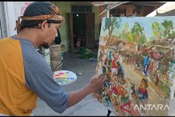 Filosofi simbok-simbok dalam karya lukis Cak Min