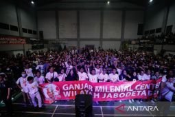 Gaya kepemimpinan Ganjar Pranowo jadi inspirasi ribuan milenial Jabodetabek