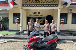Pencuri motor tinggalkan hasil curiannya di kebun pisang