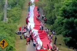 Bungo pecahkan Rekor MURI, kirab Bendera Merah Putih sepanjang 2.500 meter