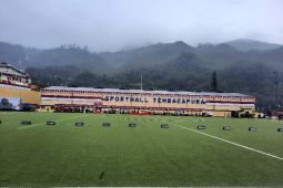 Menteri Bahlil hadiri upacara bendera di Tembagapura Papua