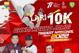Pemprov Jambi gelar lomba lari "10K Candi Muaro Jambi"