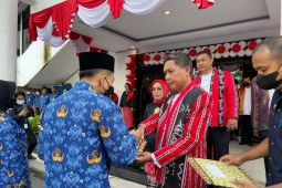 146 CPNS dan P3K Ambon terima SK pengangkatan di peringatan HUT RI