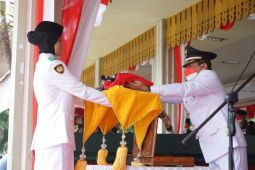 Dimiyathi pimpin peringatan HUT ke-77 RI di Tebing Tinggi