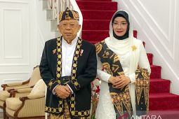 Upacara HUT ke-77 RI, Wapres Ma'ruf Amin kenakan baju adat Banten