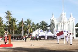 Kemerdekaan RI - Mendagri jadi inspektur upacara  HUT RI di pulau terselatan Indonesia