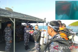 Prajurit TNI Peringati HUT ke77 RI, AL Lanal TBA kibarkan Merah-Putih di bawah laut