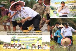 Bupati berterimakasih kepada semua pihak yang memajukan pertanian