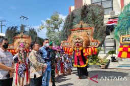 Reog Ponorogo semarakkan HUT RI di Landasan Ulin