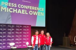 Legenda sepak bola Inggris Michael Owen berkunjung ke Indonesia