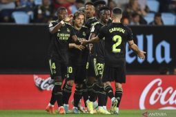 Liga Spanyol - Gol sensasional Modric warnai kemenngan Madrid atas Celta