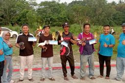 Bangkitkan pariwisata, PWI Lebak gelar lomba ketangkasan burung merpati