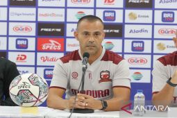 Bawa 22 pemain ke Solo, Madura United bertekad pertahankan puncak klasemen