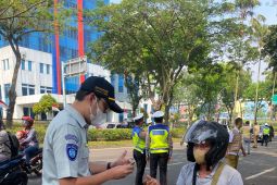 Ratusan Kendaraan Terjaring dalam Razia Gabungan Samsat Serpong Kota Tangerang Selatan