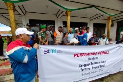 Pertamina salurkan bantuan untuk korban banjir Sorong
