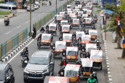 Pengemudi bentor di Medan siap antarkan Ganjar jadi Presiden 2024