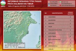 BMKG deteksi 14 titik panas di Kaltim
