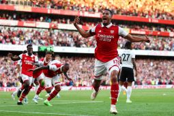Arsenal lanjutkan tren positif usai menang tipis 2-1 atas Fulham