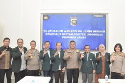 Wakapolda Jambi terima kunjungan IDI Jambi