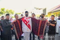 Forkopimda sambut kepulangan anggota Paskibra nasional Mario Adhiyaksa