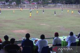 Wali Kota Padang Sidempuan nonton pertandingan semi final Bonas CUP