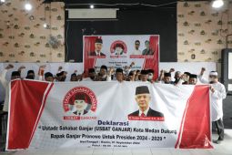 SMK Boarding gratis jadi program nasional, ustadz di Sumut deklarasikan Ganjar Presiden 2024