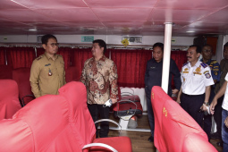 Kapal cepat Gorontalo ke Pagimana resmi beroperasi
