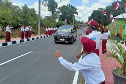 Ratusan murid SD di Belitung antusias sambut delegasi pertemuan DWG G20
