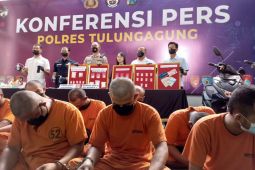 Polisi tangkap 34 pelaku edar gelap narkoba Tulungagung