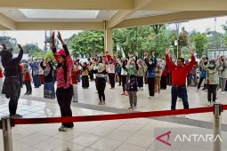 RSUD Balangan gelar senam bersama peringati Haornas 2022