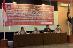 Kemenkumham Sumut kembali gelar diseminasi layanan parpol