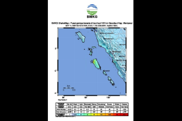 Gempa susulan M 5,3 terjadi di Kepulauan Mentawai