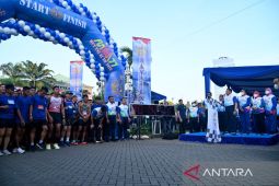 Peringati HUT Ke-77, TNI AL gelar "fun run" serentak se-Indonesia
