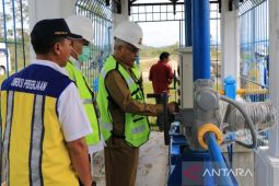 Pemkab Aceh Barat ujicoba pengaliran sistem jaringan irigasi Lhok Guci